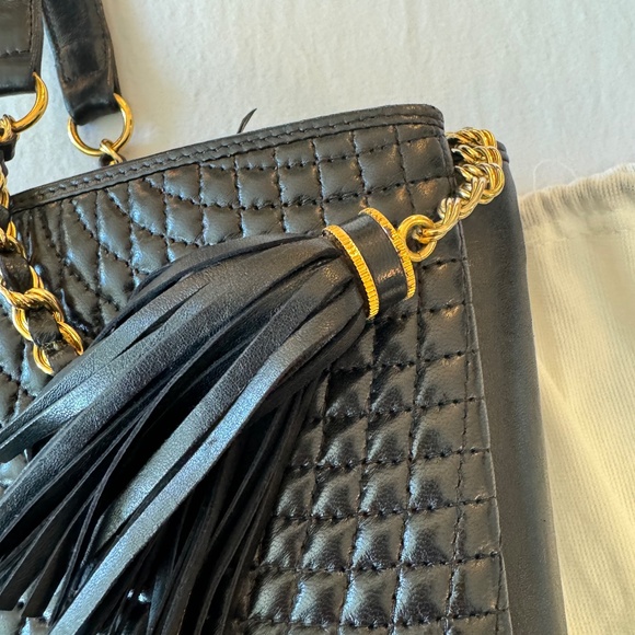 Vintage Bally Quilted Lambskin Leather Bag - Picture 11 of 14